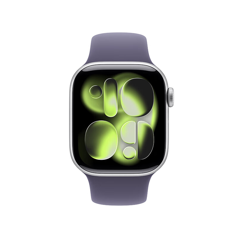 Apple/Apple Watch S11 smart watch GPS model 42mm silver aluminum metal case matte purple sports strap M/L MEUU4CH/B