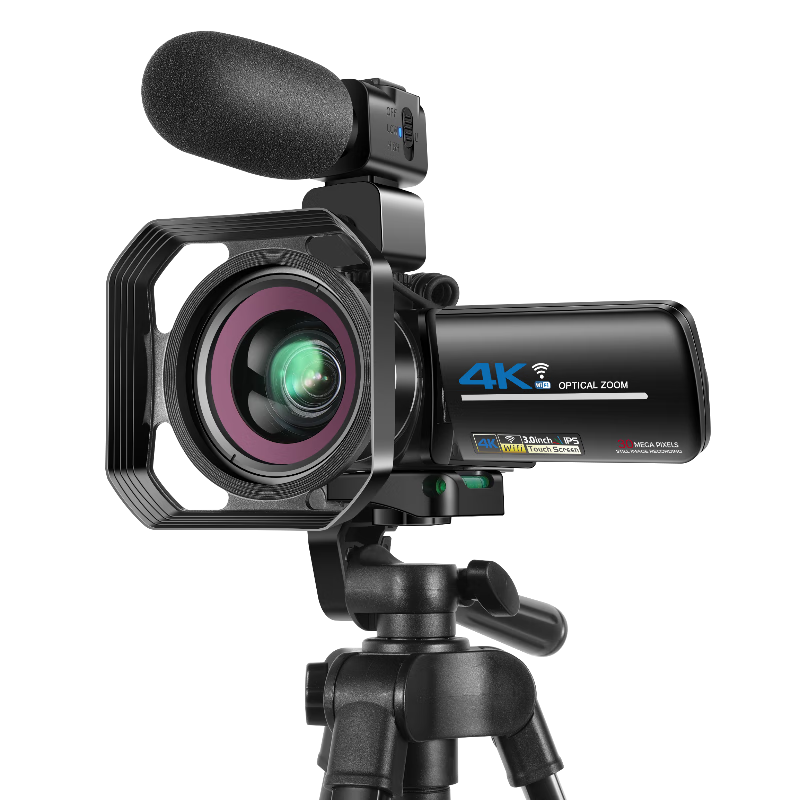 Jiangyou handheld DV camera dedicated to shooting high-definition digital photography camera small portable travel home conference VLOG optical zoom infrared night vision video and photo all-in-one optical zoom (supports dual-screen simultaneous display) 32G card + battery * 2 + dual chargers + standard = package one