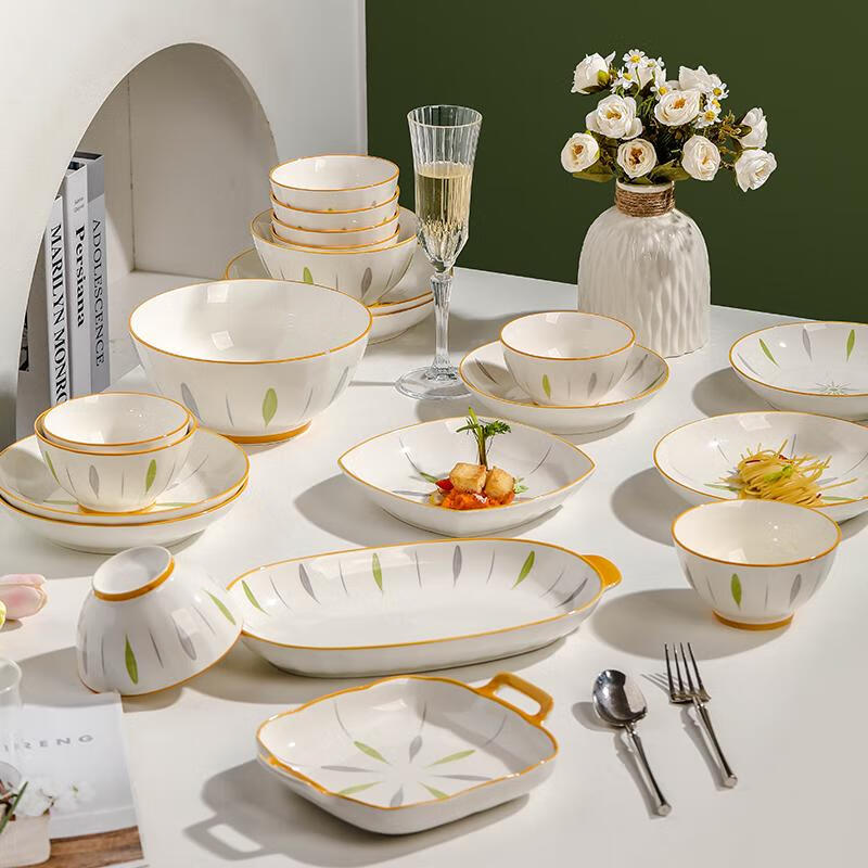 Lowe underglaze ceramic bowl 2025 new high-looking bowl for eating rice bowl personal bowl set Aoki 4.5-inch bowl 10 pieces no specifications