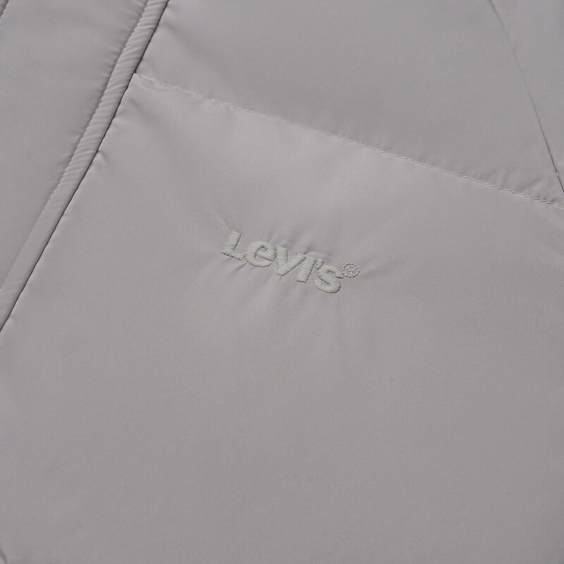 Levis Levi's 25th Autumn and Winter New Couple American Casual Urban Commuting Simple Stand Collar Down Jacket Gray L