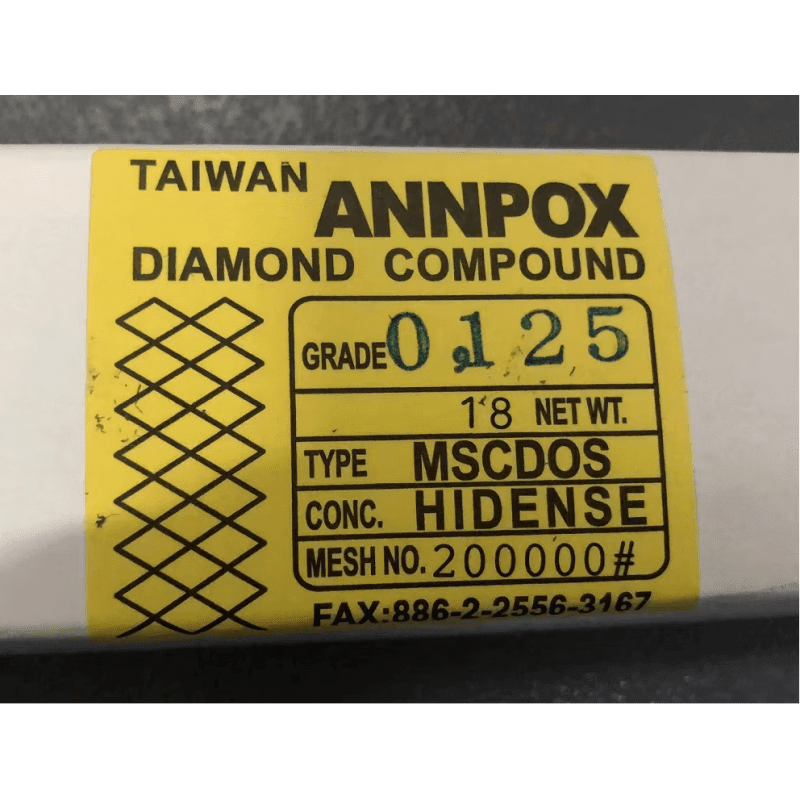 CLCEY ANNPOX abrasive paste polishing paste diamond paste 18g mold high polished diamond ultra-fine 200,000 0.125-200000#/18g single crystal