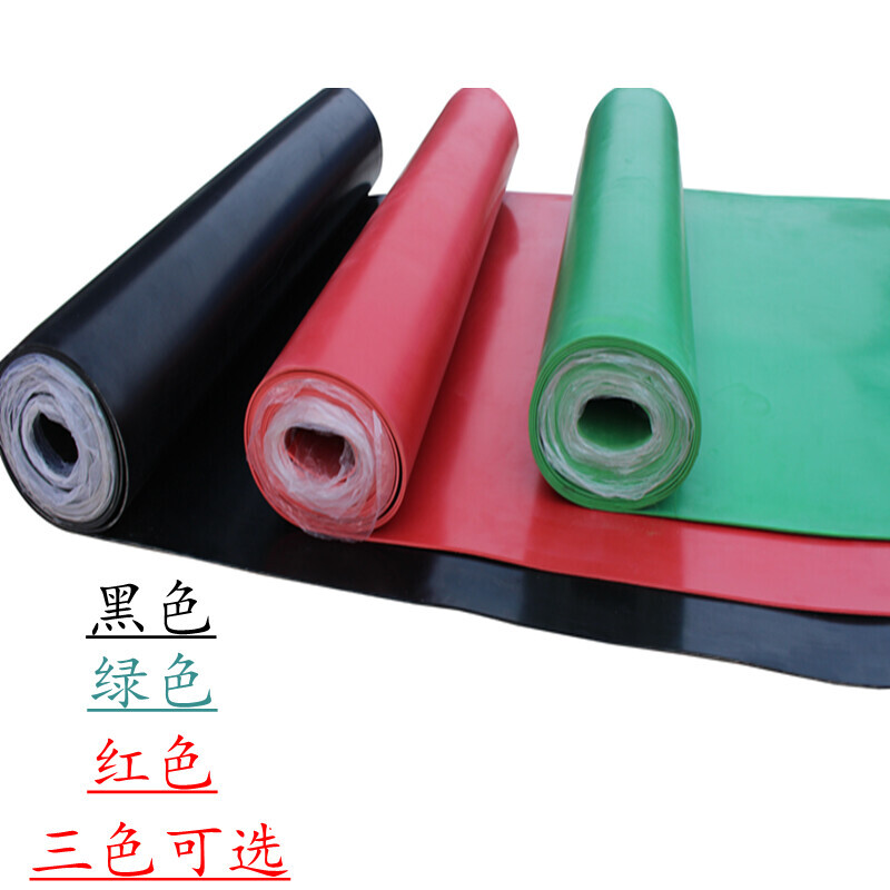 Sailotou high-voltage insulating rubber mat distribution room insulating rubber sheet black rubber mat insulating floor rubber rubber floor mat thickened black m thick 1 meter wide 5 meters long