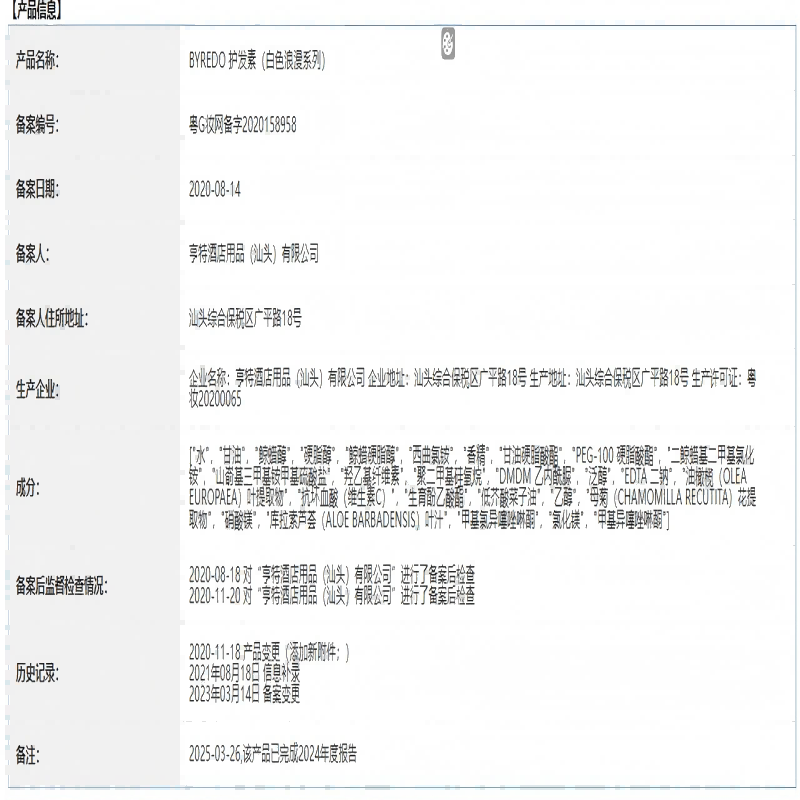 Byredo White Romantic Series Conditioner 450ml Moisturizing and Smoothing Gift On Clearance