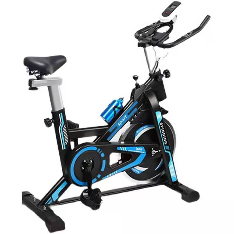 Jianzhimei new new model supply dynamic bicycle home fitness equipment silent exercise bike indoor sports 709 red naked bike + Bluetooth APP + Bluetooth audio