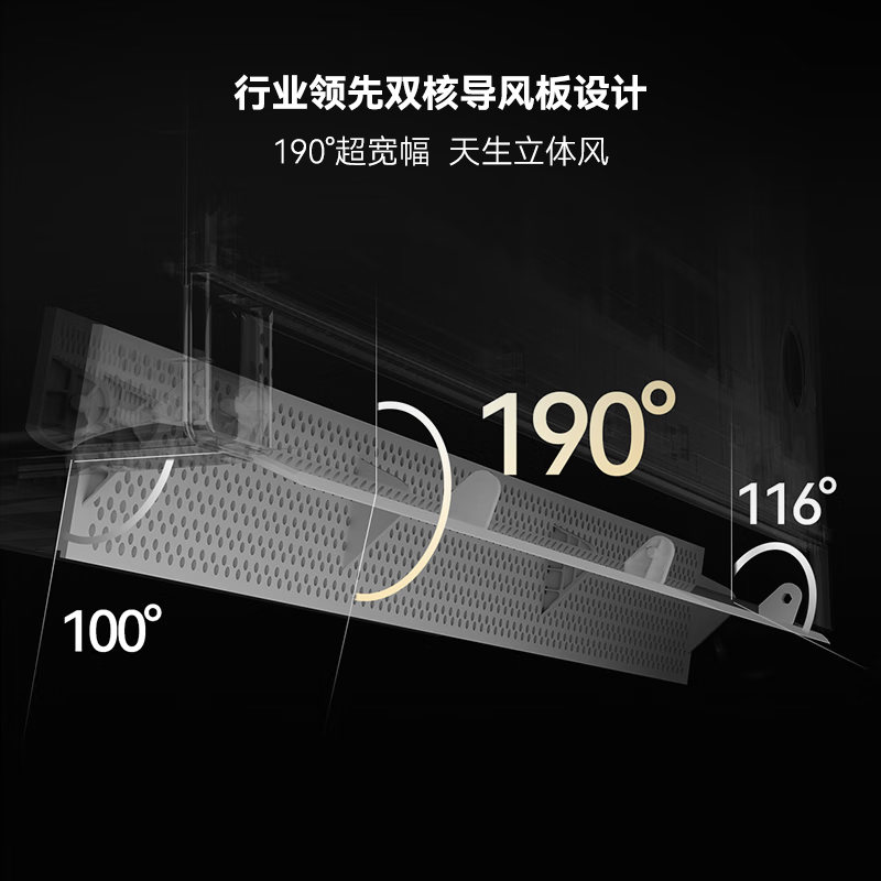 Hongmeng Smart Selection MEIPONT smart air conditioner 1.5 HP on-hook Aeolian Eye (pure copper tube) super first-class energy efficiency AI human-sensing heating and cooling frequency conversion National subsidy MAC35V1P80HR