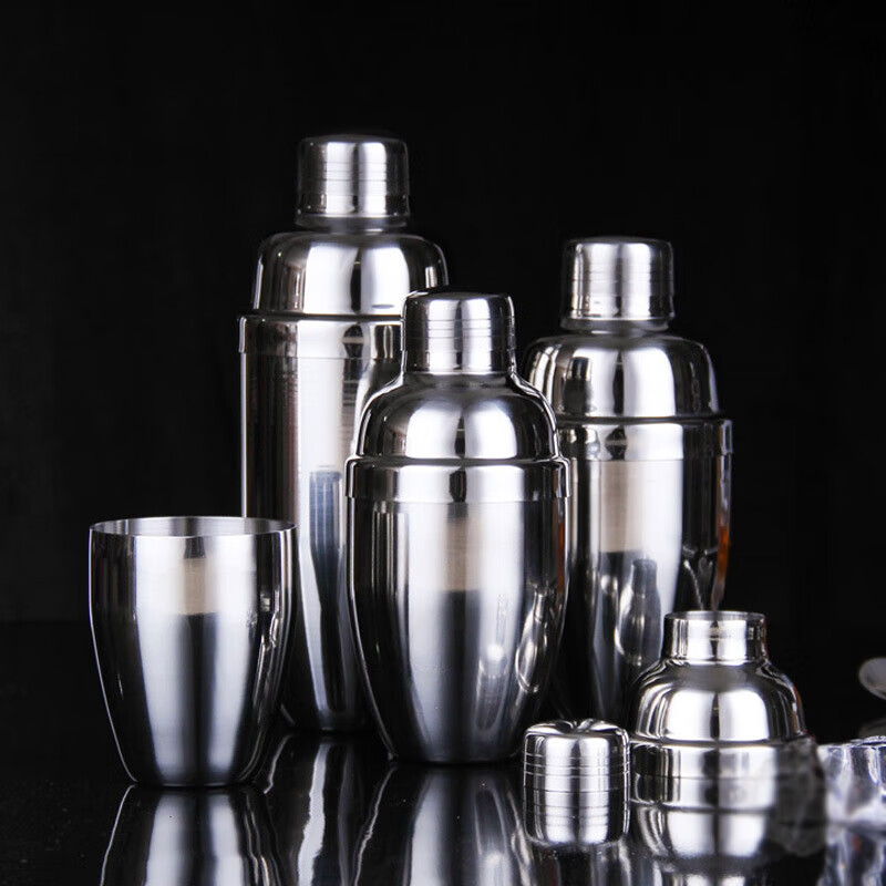 Just life 304 stainless steel cocktail shaker cocktail shaker cocktail cup foreign wine shaker shaker cup cocktail shaker 550ml