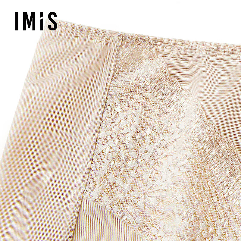 Love beauty and wind flower language lace breathable net mark high waist antibacterial light plastic pants for women IM23BZB2 Shell Skin C30 M 165