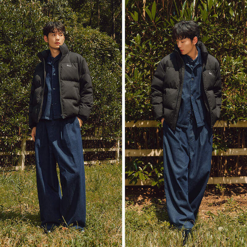 Semir down jacket men's winter 80 down jacket loose stand-up collar 2025 embroidered textured jacket 10A725113103