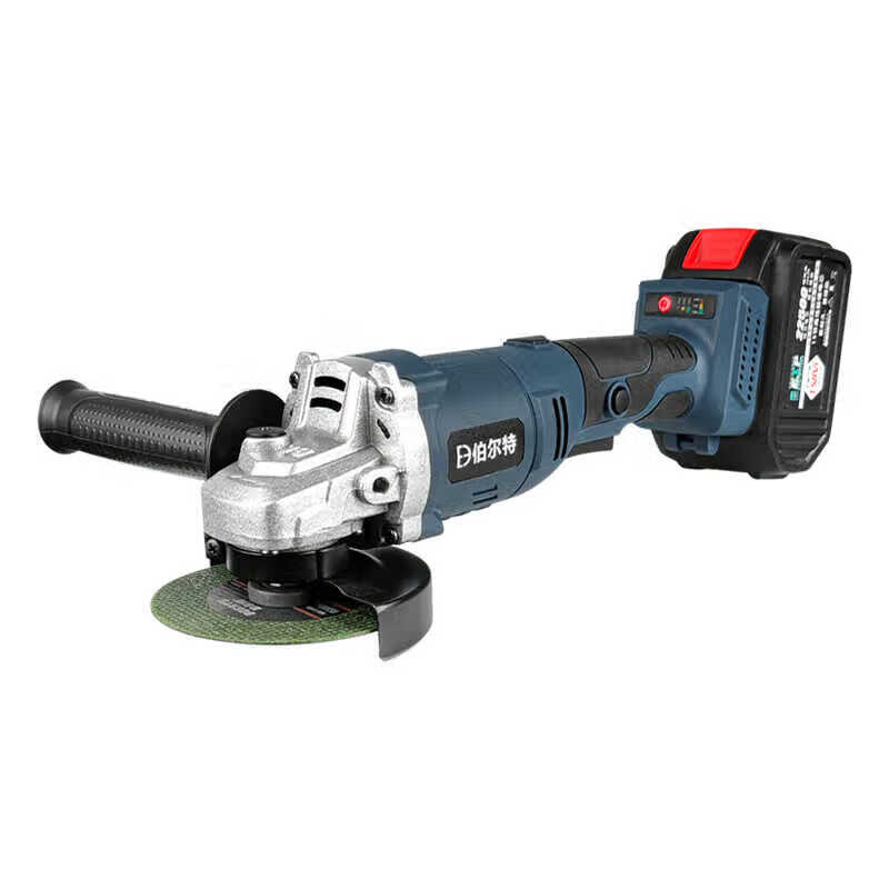 CLCEY Brushless Lithium Electric Angle Grinder Rechargeable Polishing, Grinding and Cutting Machine 158VF-15 Sections Two Electric Plastic Box + Gift Bag