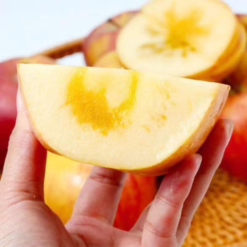 Yingtang Authentic Xinjiang Aksu Rock Candy Apple Red Flag Slope Red Fuji Apple Fresh Pregnant Women Fruit Gift Box Full Box 9 Jin Large Fruit 85-90mm Family Pack