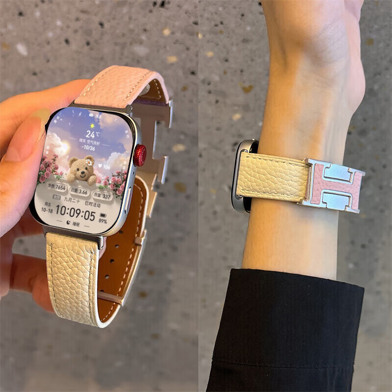 Huawei Valentine's Day Gift WATCH FIT3 Smart Watch Sports Bluetooth Call Lightweight Large Screen Health Management Access Control Boys and Girls Heart Rate Monitor Birthday Annual Party Gift Goddess Customized Moonlight White + Starlight Pink Lychee Pattern H Buckle