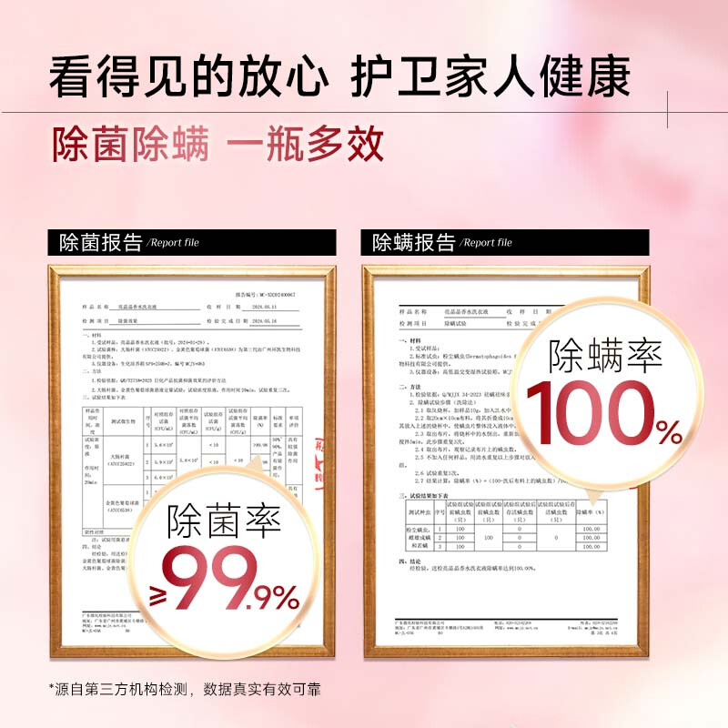 Shiny laundry detergent with long-lasting fragrance 850ml, sterilizing and removing mites, quick cleaning, perfume master trendy fragrance