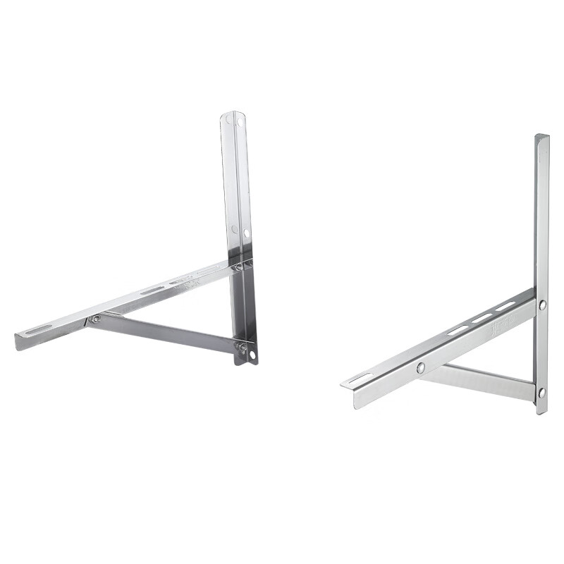 Wenshiou 304 stainless steel air conditioning bracket thickened 304 stainless steel 1P1.5P2P3P5P free 304 screws 1-1.5 2 mm thick screw combination rack full set of screws