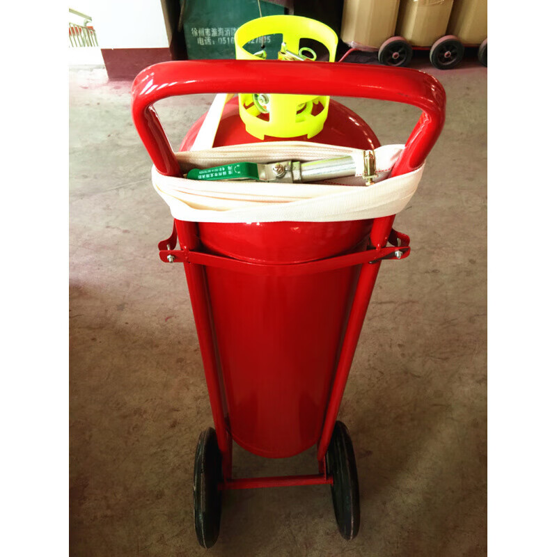 Huaihai brand dry powder fire extinguisher trolley type MFTZABC fire equipment 35kg50kg70kg65 water-based Xuzhou 70kg dry powder trolley fire extinguisher (December date)
