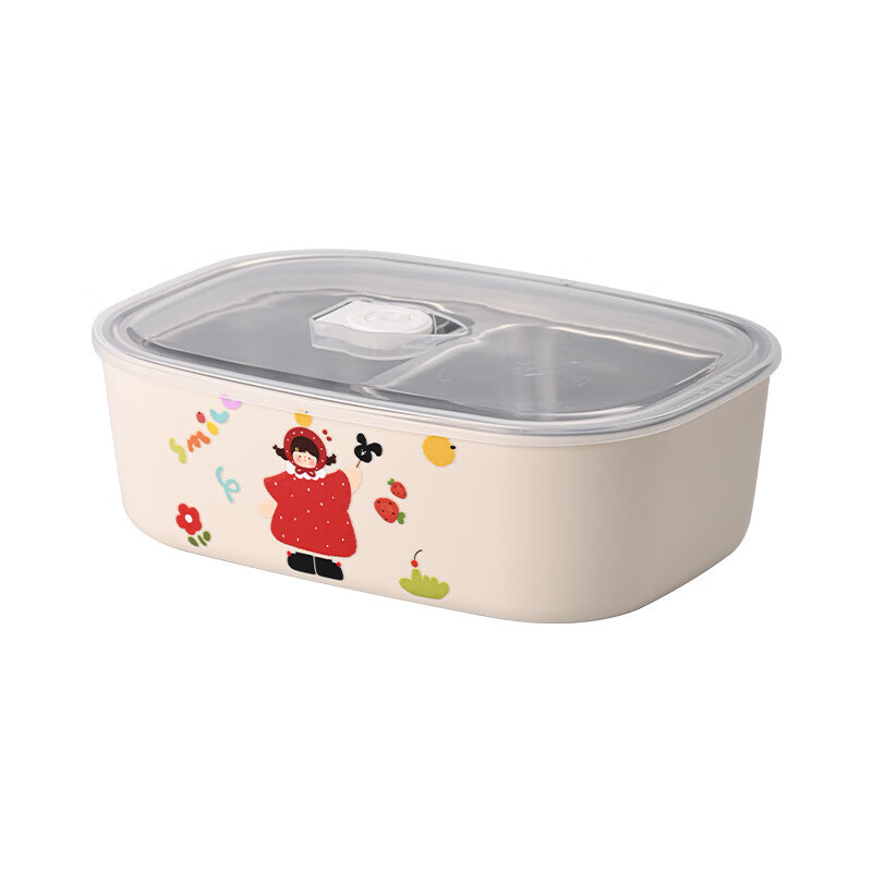 COOKSS lunch box 304 stainless steel lunch box portable office worker primary school students insulated lunch box can be microwaved lunch box lunch box