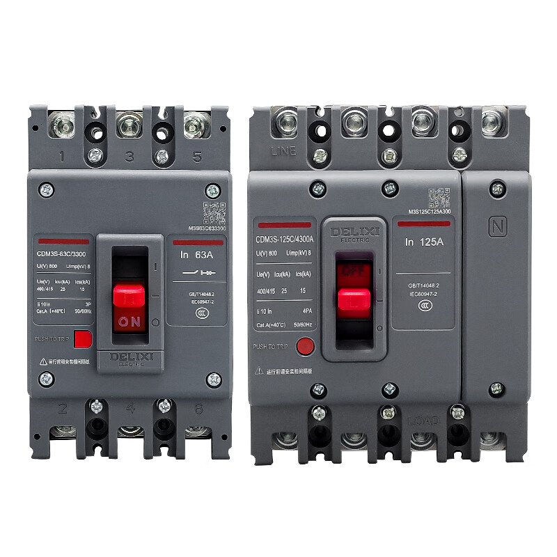 Plastic case circuit breaker CDM3S air switch 4P three-phase four-wire 3P switch 380V250A400 air switch 250A 3P