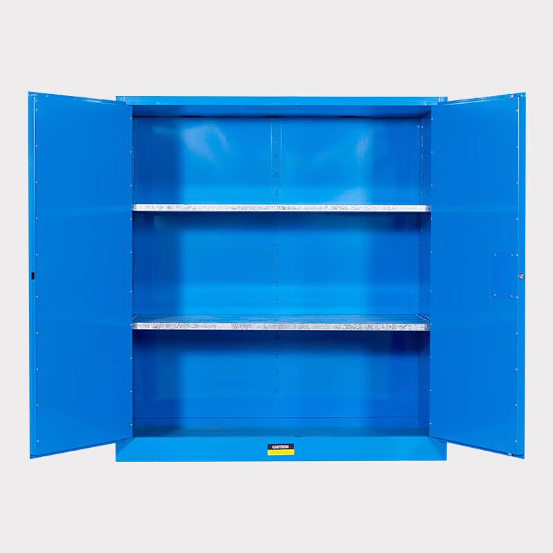 Baigang all-steel explosion-proof cabinet chemical safety cabinet flammable and explosive hazardous chemicals storage cabinet 110 gallon blue thickened version