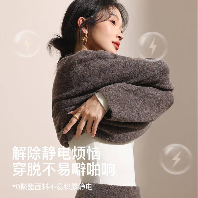 Catman DeRong Wool 2025 New Mid-High Collar Bottoming Shirt Women's Slim Fit Long Sleeve Warm Top