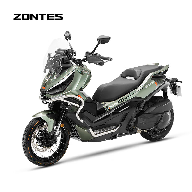 Shengshi ZONTES 2026 new 368G electronic throttle version ADV scooter (shipped within 45 days after payment) Gold Stone Green (Short Version)