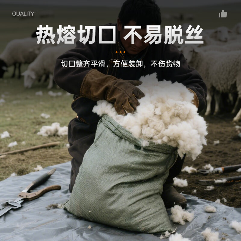 Hauskop woven bag snakeskin bag 100*150cm 10 thickened gray green sacks large bags moving large packing bags cement sand decoration garbage plastic bags