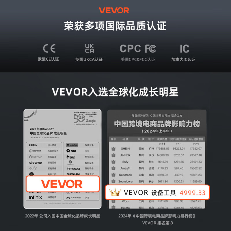 VEVOR hydraulic jack vertical hydraulic 4 tons 10 tons 20T 50 tons cars and trucks special national standard vehicle jack vertical hydraulic 50 tons upgraded 3-section handle