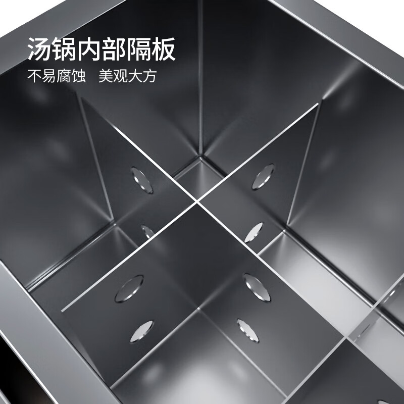 Tuoqi electric heating stainless steel skewers special Oden cooking pot Oden cooking machine commercial stall electric heating stainless steel Oden cooking spicy equipment 2 cylinder 24 grid Oden cooking