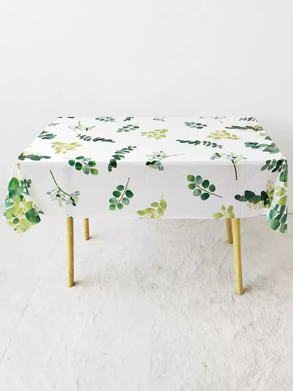 Fantasy forest series 10 price disposable tablecloths kindergarten party pastoral camping rectangular tablecloth household plastic tablecloth 1.4X2.4m letters 10 sheets/bag