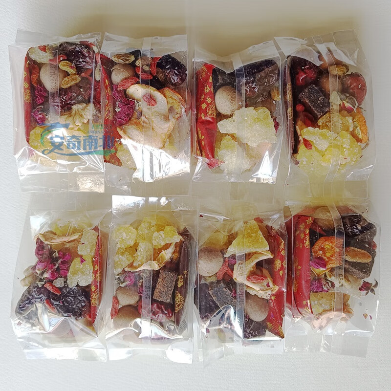 Food Huai Ningxia Babao Tea Rose Sauce Gaiwan Tea Sanbaotai Yinchuan Specialty Authentic Handmade Babao Tea Wolfberry Health Tea Authentic Traditional Old Flavor Babao Tea 750g 75g*10 bags with rose sauce