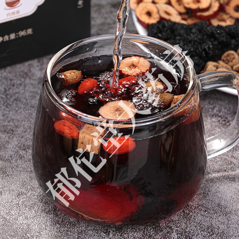 Beijing Tong Ren Tang once a day ginseng, wolfberry, nine treasures health tea for men, maca, polygonatum, ginseng, wolfberry, eucommia male flowers, 1 box of 30 packs