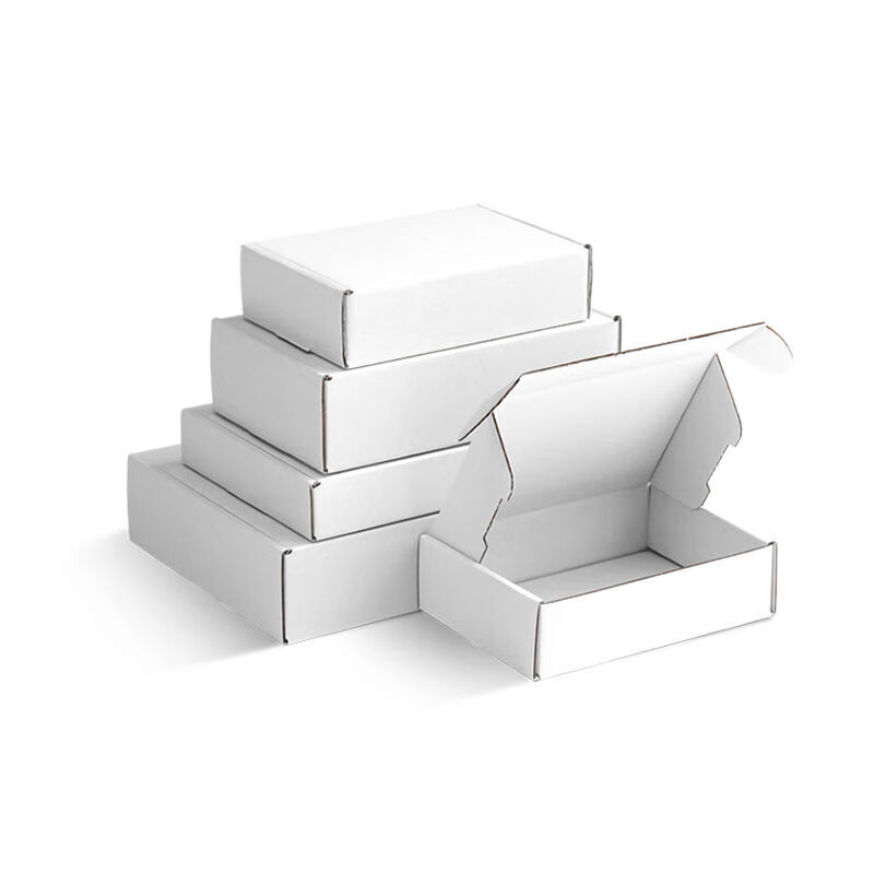 Carton packing box, thickened aircraft box, clothing express box, rectangular carton, special hard packaging, wholesale customization, three layers of high-quality material, 50 pieces, size 15*10*4cm