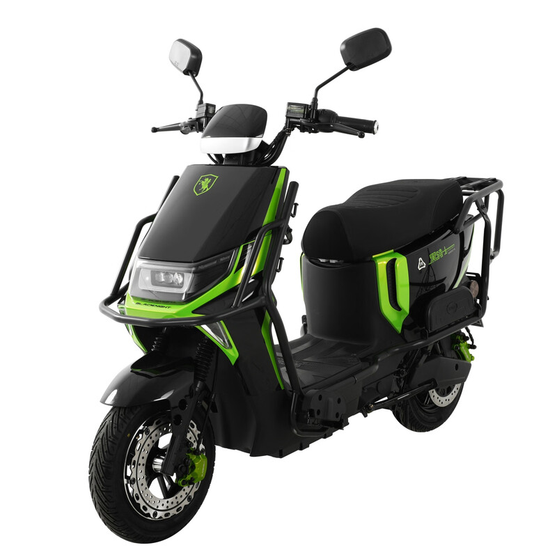 Racing Pigeon Black Knight Electric Light Motorcycle D1 Battery Swap Version Jingdong Custom Delivery King Takeaway Car Electric Vehicle Motorcycle Tower Xiaoha Battery Swap Rider B2R Top with Naked Car Star Diamond Black