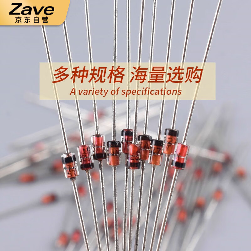 ZAVE Direct Plug Zener Diode 1N4740A 10V (50 pieces)
