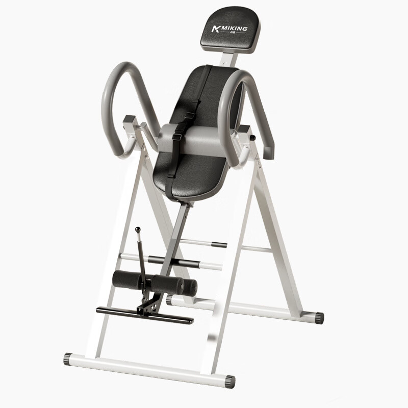 MIKING inversion machine, household upside-down fitness equipment, lumbar stretching and tractor, multi-functional upside-down auxiliary artifact all-in-one machine, luxury model, patented gear adjustment, thickened sponge shoulder support, one-second folding.