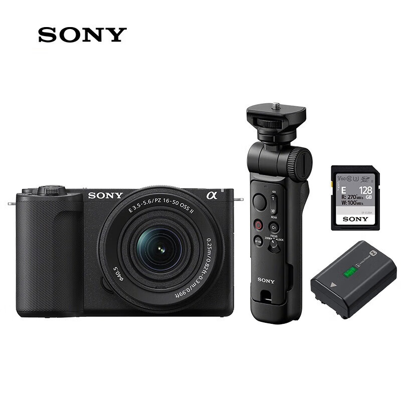Sony (SONY) ZV-E10 II APS-C format mirrorless camera shooting handle set black