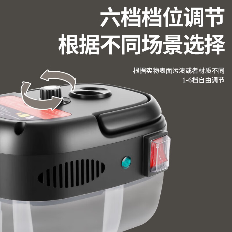 Kenit German steam cleaner high temperature and high pressure air conditioning kitchen range hood oil stains bathroom stains household cleaning machine sterilization and disinfection white