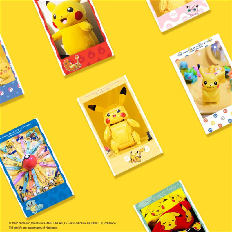 Fuji (FUJIFILM) instax 3-inch instant camera mini photo paper, instant imaging film, 3-inch Pikachu + photo album + refrigerator magnet, including 10 pieces of Pikachu photo paper, official standard