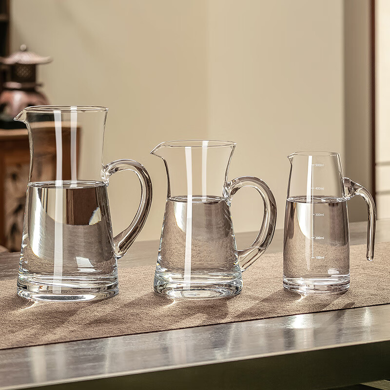 CRISTALGLASS large-capacity red wine decanter and pourer with scale, thickened glass white wine dispenser, old wine blending dispenser