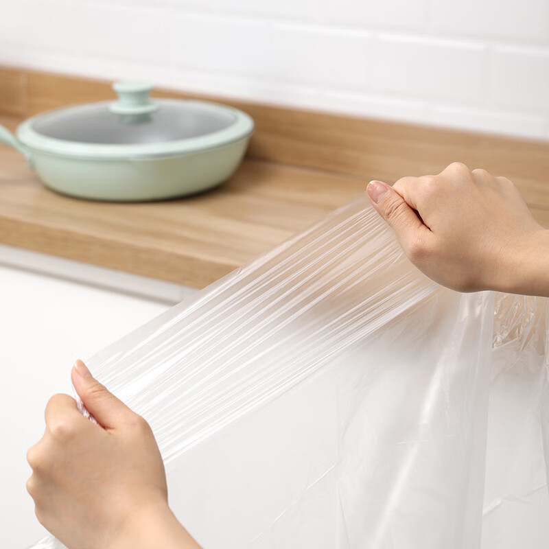 Meiya disposable tablecloth round table plastic waterproof and oil-proof thickened tablecloth round rectangular household color random 180*180CM*8 sheets