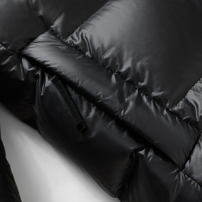 Flying in the Snow Goose Down Series Down Jacket Men's Mid-Length Hooded New Fashion Trend Shiny Warm and Cold-proof Thickened Jacket