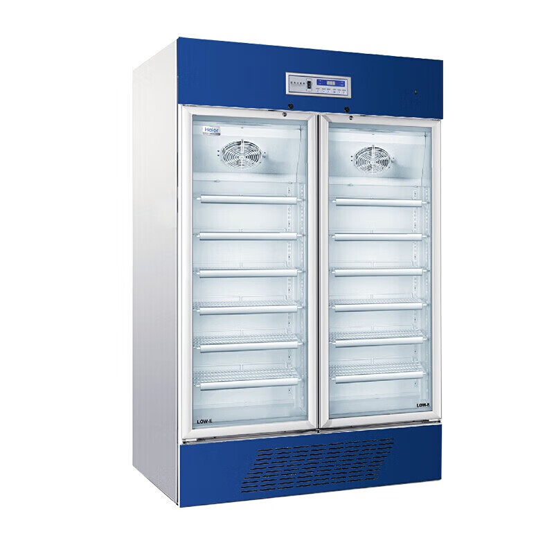 Haier medicine cool cabinet medical refrigerator medical refrigerator pharmacy pharmacy display cabinet vertical refrigerator clinic GSP certified medicine cabinet 650 liters 2~8 refrigerated cabinet air cooling system 650
