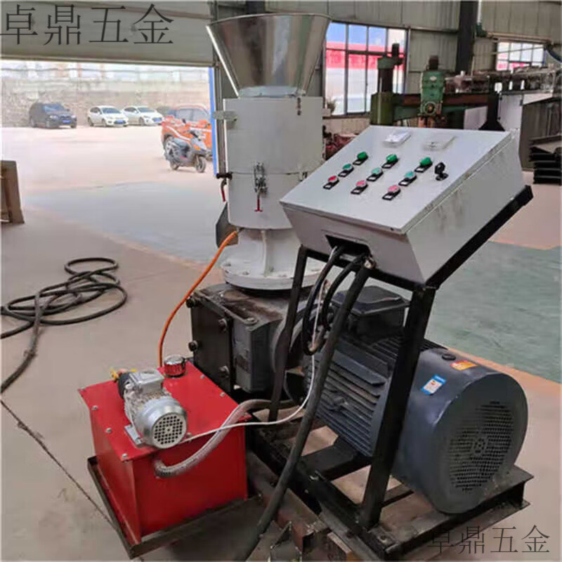 He Jiagong biomass fuel pellet production machine sawdust shavings straw pellet machine granulator pellet fuel production machine light gray 300 type accessories