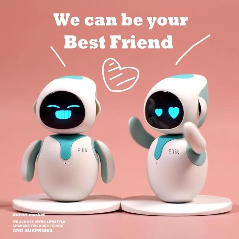Eilik intelligent robot toy ai electronic toy small desktop pet companion voice machine pink