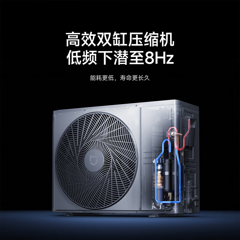 Xiaomi Mijia central air conditioner, duct fan, huge power saving, 3 horsepower, new level of energy efficiency, all-inclusive price, 75FW-OC20/N3B1, ten-year warranty for the whole machine