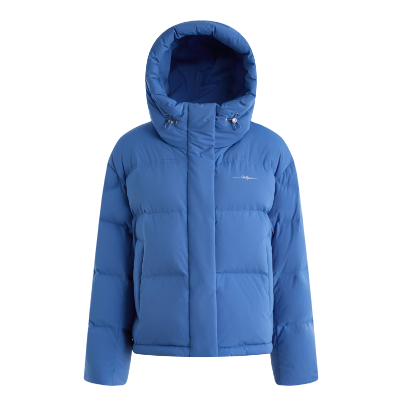 Bingjie BINJORA 25 winter short hooded down jacket for women 95 white duck down windproof puff down jacket J5400DI20D