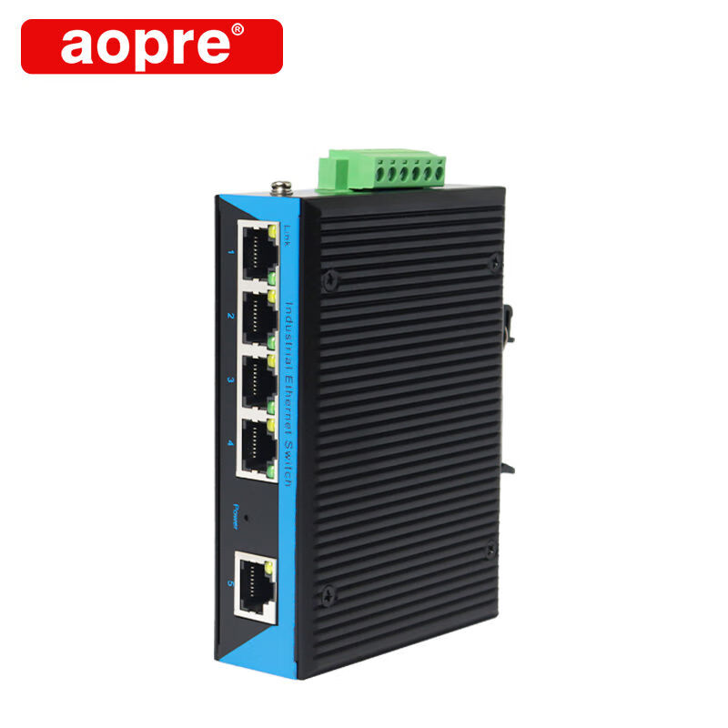 AOPRE-TIMEAOPRETIME industrial network switch 5 ports 8 ports 9 ports 16 ports 24 ports 100M Gigabit PLC automation monitoring network industrial POE switch Gigabit 8 ports T608GP