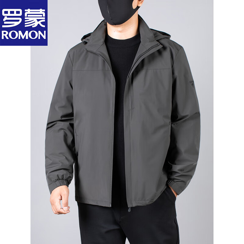 Luo Meng's new autumn and winter men's light cotton coat, middle-aged large size cotton coat, extra fat and thick coat, fat man's second cotton jacket 7551# black XL 100-110 catties