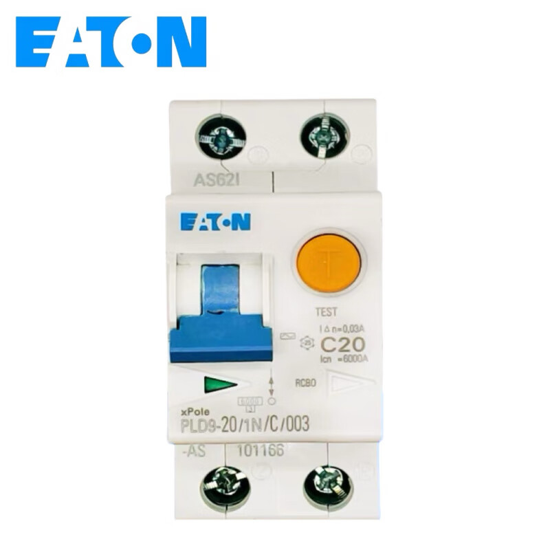 EATON Eaton Muller leakage protector 220V leakage protection circuit breaker PLD9-16/20/32/40/1N PLD9-1N_30MA 16A_1P+N