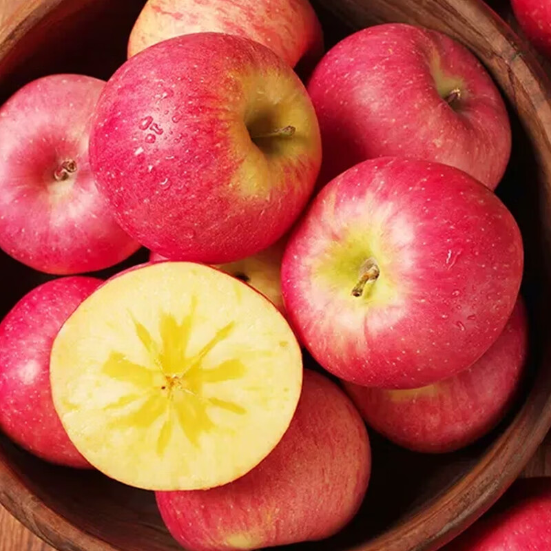 Jingxiansheng Great Wall Red Aksu Apple Gift Box, Net Weight 10 Jin, Single Fruit Starting from 180g