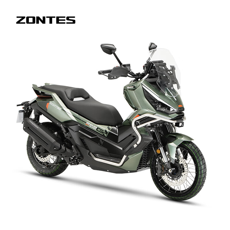 Shengshi ZONTES 2026 new 368G electronic throttle version ADV scooter (shipped within 45 days after payment) Gold Stone Green (Short Version)