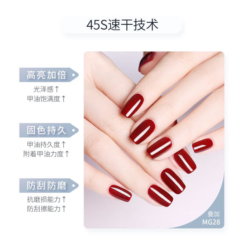 Miss Candy healthy transparent nail polish 15ml quick-drying high-gloss oil manicure-free sealing layer nail polish peelable NF003